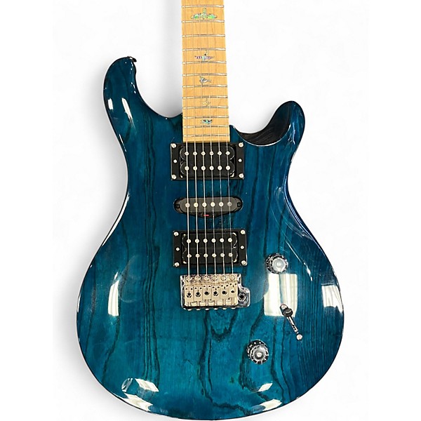 Used PRS Swamp Ash Special LRI BLUE Solid Body Electric Guitar