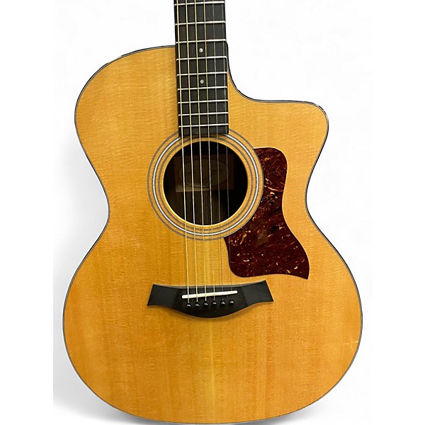 Used Taylor 214CE PLUS Natural Acoustic Electric Guitar