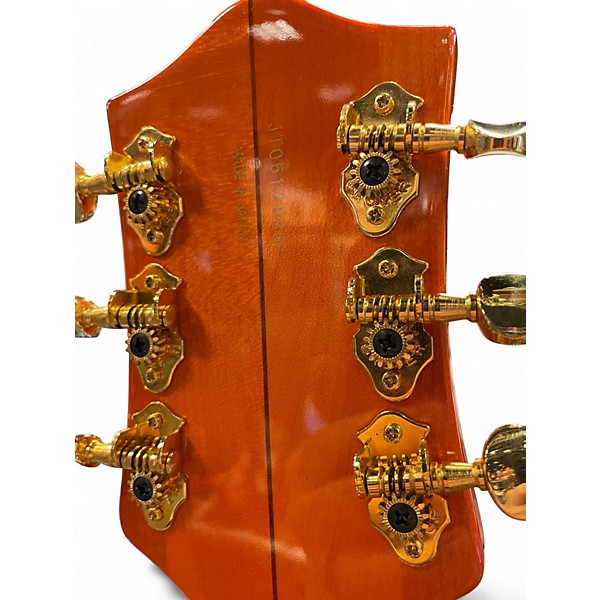 Used Gretsch Guitars G6120DSW Orange Hollow Body Electric Guitar
