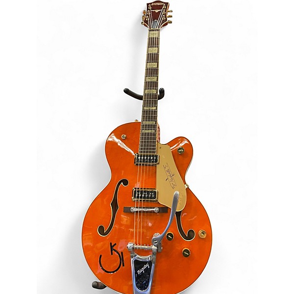 Used Gretsch Guitars G6120DSW Orange Hollow Body Electric Guitar