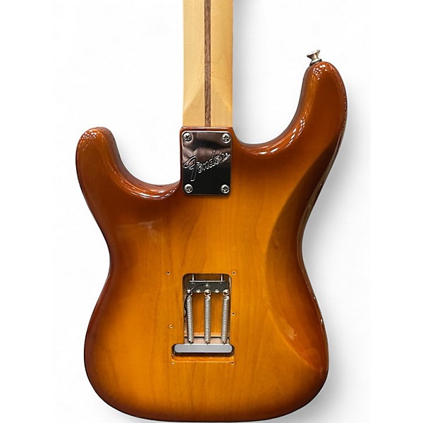 Used Fender American Performer Stratocaster SSS Vintage Sunburst Solid Body Electric Guitar