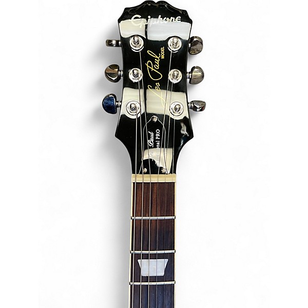 Used Epiphone Les Paul Traditional Pro Gold Solid Body Electric Guitar