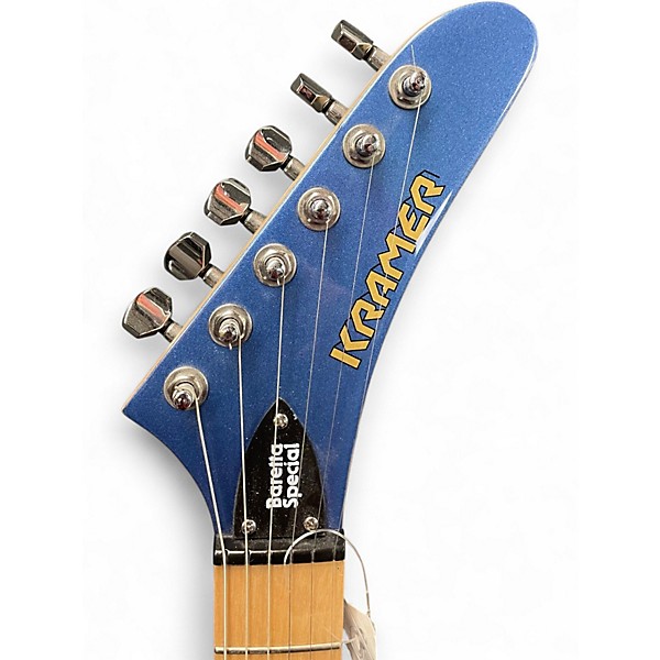 Used Kramer BARETTA SPECIAL Blue Solid Body Electric Guitar