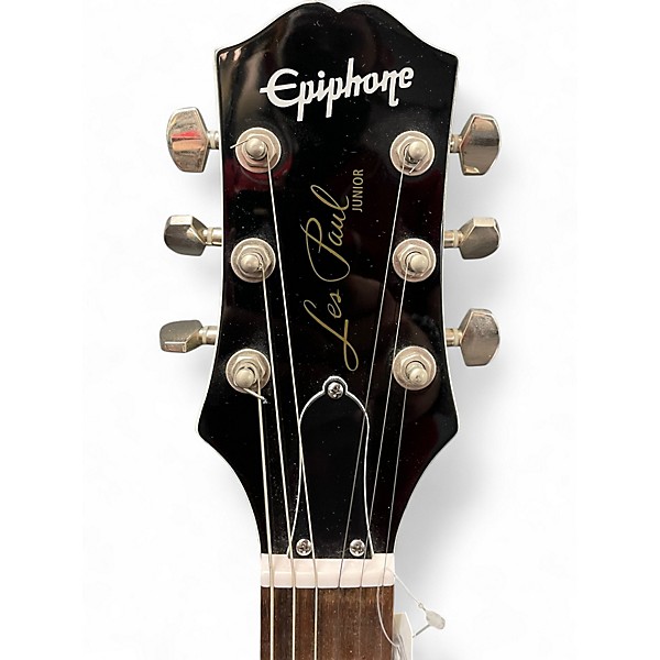 Used Epiphone Les Paul Junior WHITE Solid Body Electric Guitar