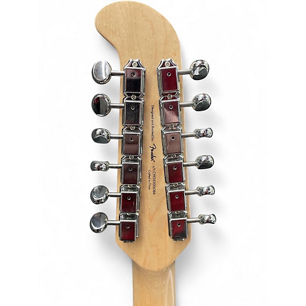 Used Squier Paranormal Jazzmaster XII Olympic White Solid Body Electric Guitar