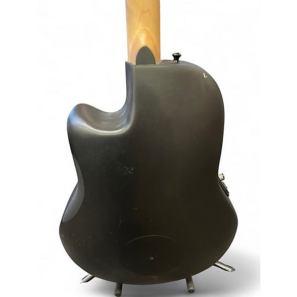 Used Ovation B778TX-5-G Black Acoustic Bass Guitar