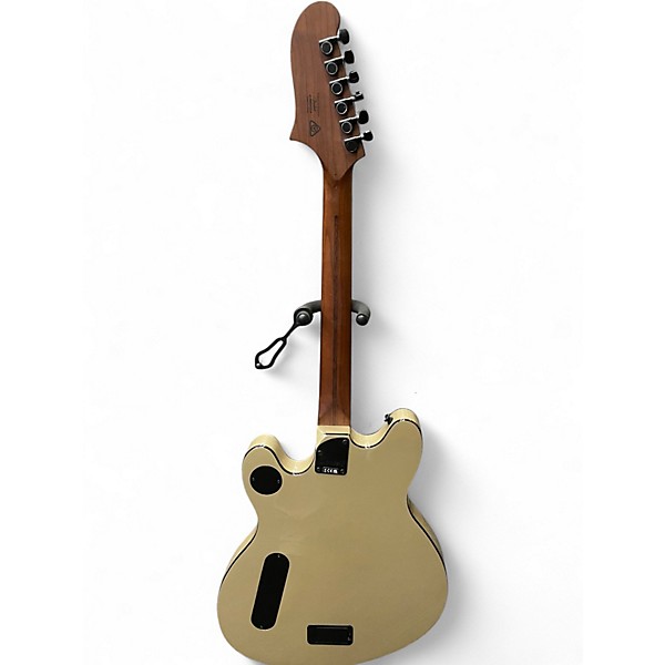 Used Squier Contemporary Active Starcaster Antique Gold Hollow Body Electric Guitar