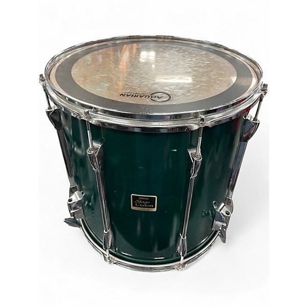 Used Yamaha 5 Piece Stage Custom Metallic Aqua Marine Drum Kit