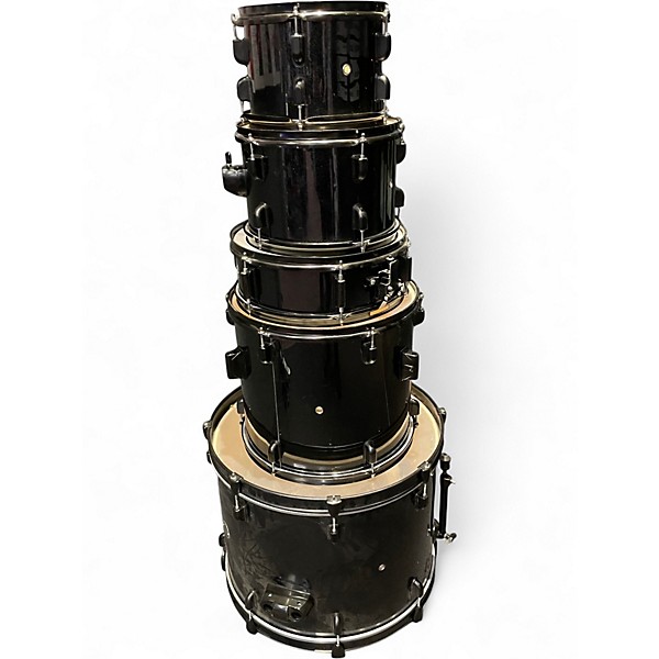 Used PDP by DW 5 Piece Encore Complete 5-Piece Drum Set Black Onyx Drum Kit