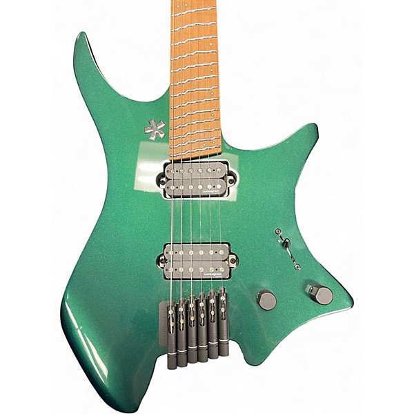 Used strandberg Boden Furtur TT6 Archetype Headless Multiscale Racing Green Solid Body Electric Guitar