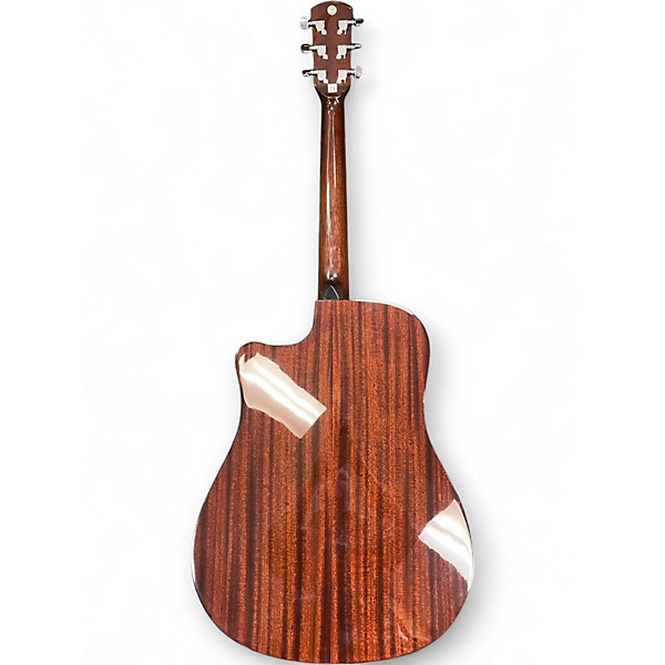 Used Fender Tiki Drummers Green Natural Acoustic Electric Guitar