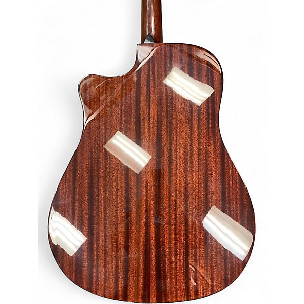 Used Fender Tiki Drummers Green Natural Acoustic Electric Guitar