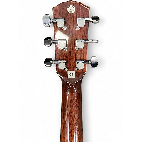 Used Fender Tiki Drummers Green Natural Acoustic Electric Guitar