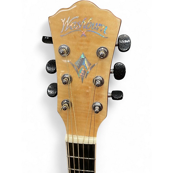 Used Washburn AG40CEK-A-U Natural Acoustic Electric Guitar