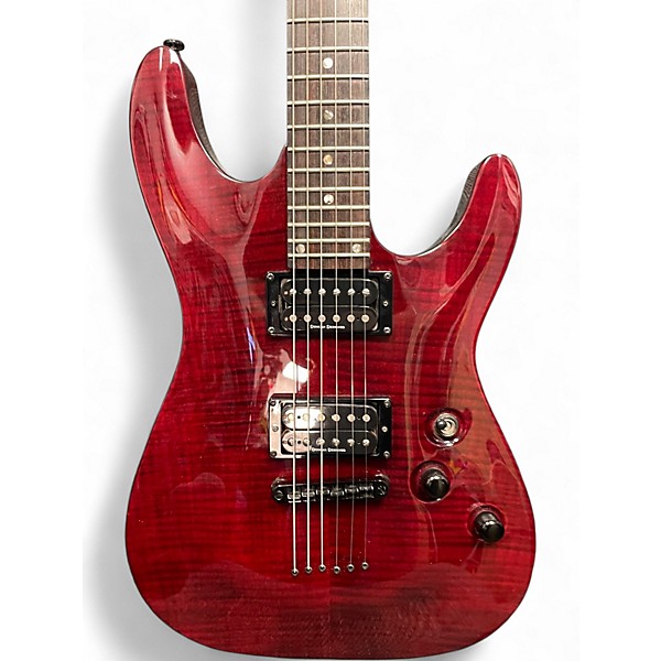 Used Schecter Guitar Research Gryphon Limited Edition Candy Apple Red Solid Body Electric Guitar