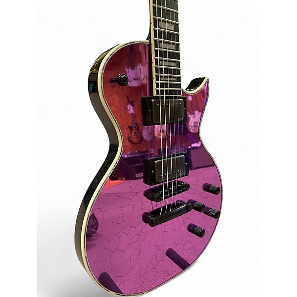 Used Jackson Pro Series Marty Friedman Signature MF-1 Purple Cracked Mirror Solid Body Electric Guitar