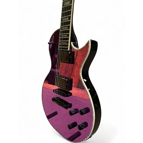 Used Jackson Pro Series Marty Friedman Signature MF-1 Purple Cracked Mirror Solid Body Electric Guitar