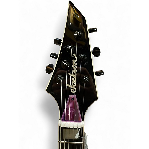 Used Jackson Pro Series Marty Friedman Signature MF-1 Purple Cracked Mirror Solid Body Electric Guitar