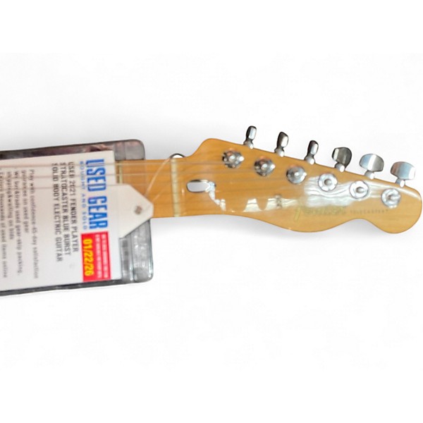 Used 2021 Fender Player Stratocaster Blue Burst Solid Body Electric Guitar