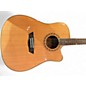 Used Washburn WD20SCE Natural Acoustic Electric Guitar