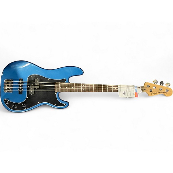 Used Squier Precision Bass Daphne Blue Electric Bass Guitar