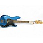 Used Squier Precision Bass Daphne Blue Electric Bass Guitar
