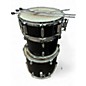Used Sound Percussion Labs 4 Piece KCIKER 3 PIECE Black Drum Kit