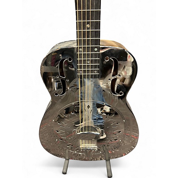 Used Recording King RM-997-H SILVER Resonator Guitar