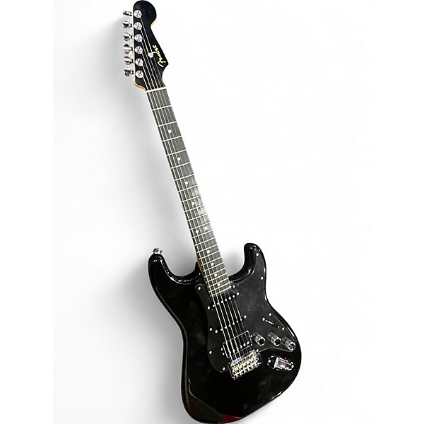 Used Fender limited edition player Black Solid Body Electric Guitar