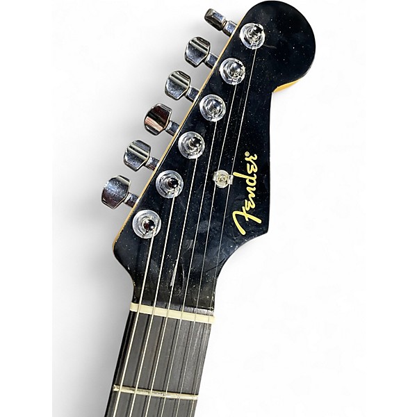 Used Fender limited edition player Black Solid Body Electric Guitar