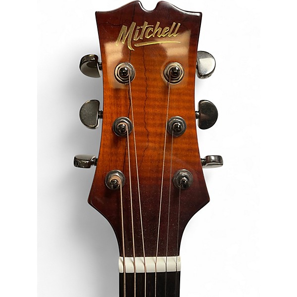 Used Mitchell MX430SM Spalted Maple Acoustic Electric Guitar