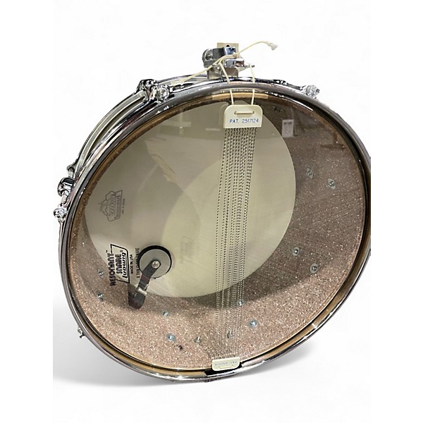 Used Ludwig 14in Rocker Snare Silver Drum