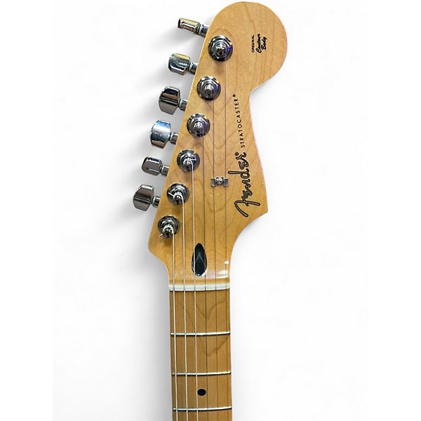 Used Fender Player Stratocaster Black Solid Body Electric Guitar