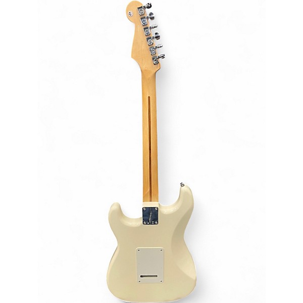 Used Fender Standard Stratocaster HSS Cream Solid Body Electric Guitar