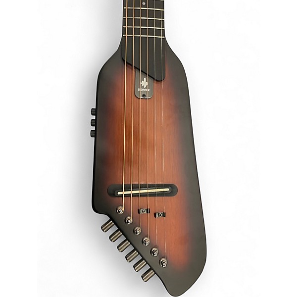 Used Donner HUSH 1 2 Color Sunburst Electric Guitar