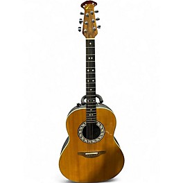 Used Ovation BALLADEER 1862 Antique Natural Acoustic Electric Guitar
