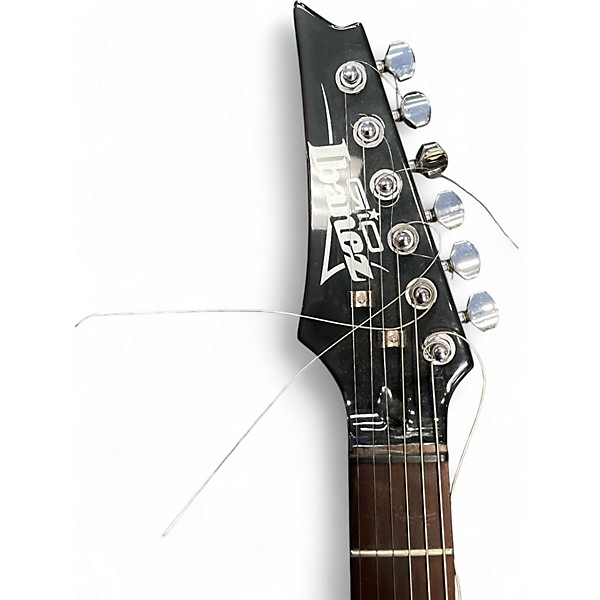 Used Ibanez GRX70QA Left Handed Transparent Red Burst Solid Body Electric Guitar