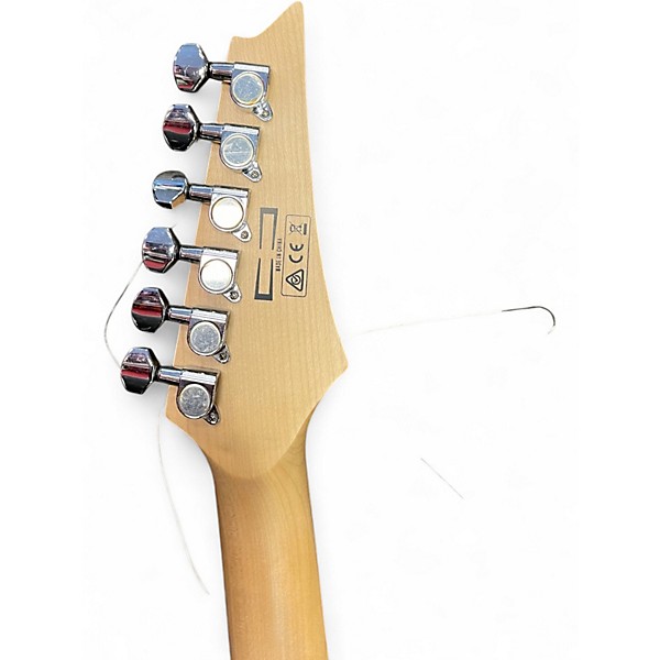 Used Ibanez GRX70QA Left Handed Transparent Red Burst Solid Body Electric Guitar