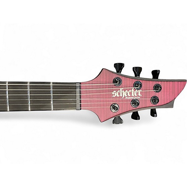 Used Schecter Guitar Research DIAMOND SERIES JOHN BROWNE TAO-6 Trans Purple Solid Body Electric Guitar