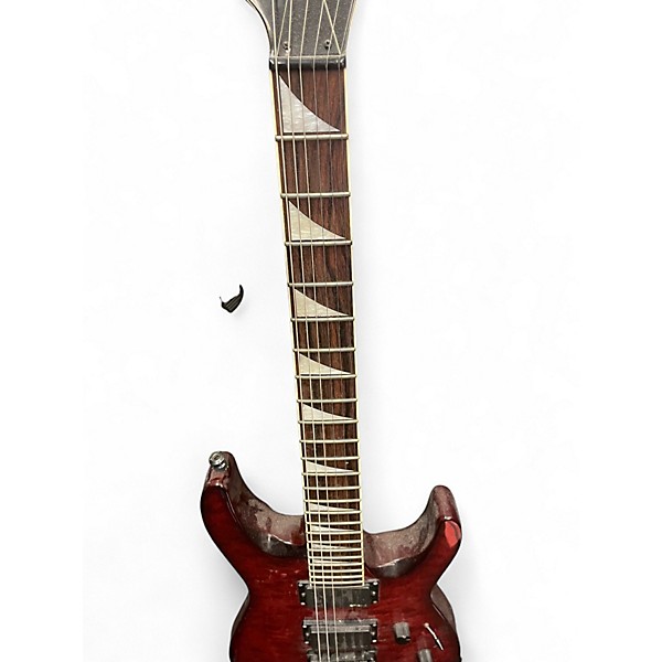 Used Jackson DKXT Dinky Trans Red Solid Body Electric Guitar