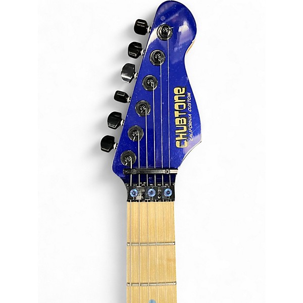 Used Chubtone California Custom Blue Solid Body Electric Guitar