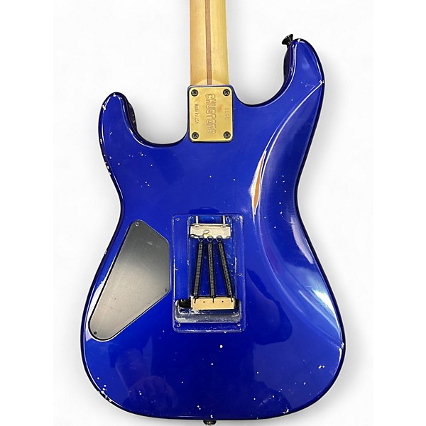 Used Chubtone California Custom Blue Solid Body Electric Guitar
