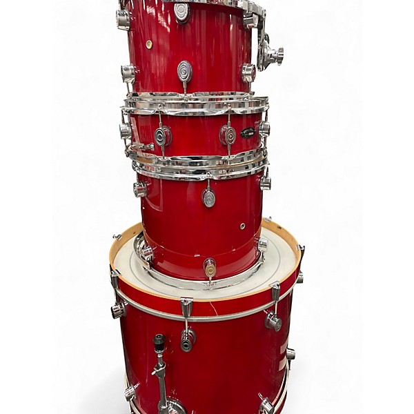 Used PDP by DW 3 Piece Concept Series Candy Apple Red Drum Kit