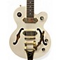 Used Epiphone Wildkat with Bigsby Pearl White Hollow Body Electric Guitar