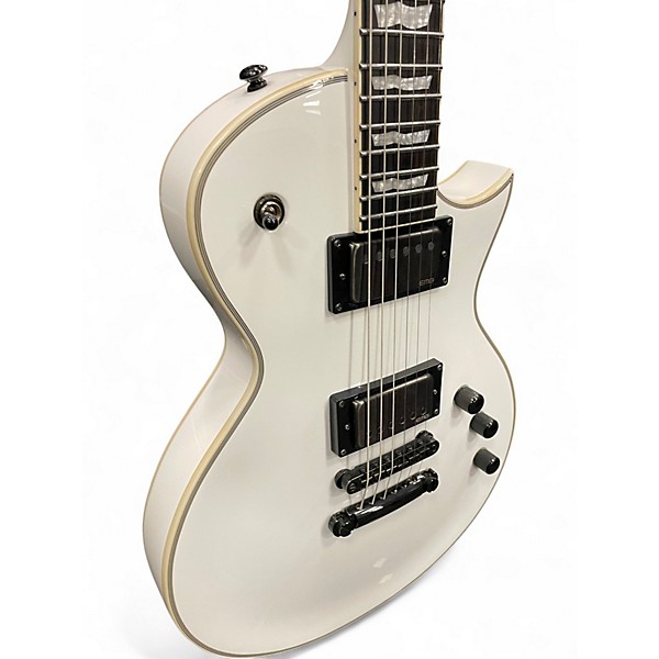 Used ESP EC1001CTM White Solid Body Electric Guitar