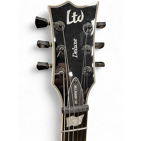 Used ESP EC1001CTM White Solid Body Electric Guitar