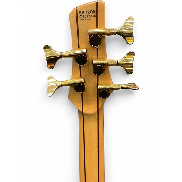 Used Ibanez SR 1205 Natural Electric Bass Guitar