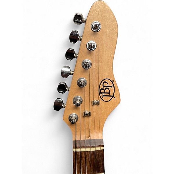 Used Jbp Strat Style Green Solid Body Electric Guitar