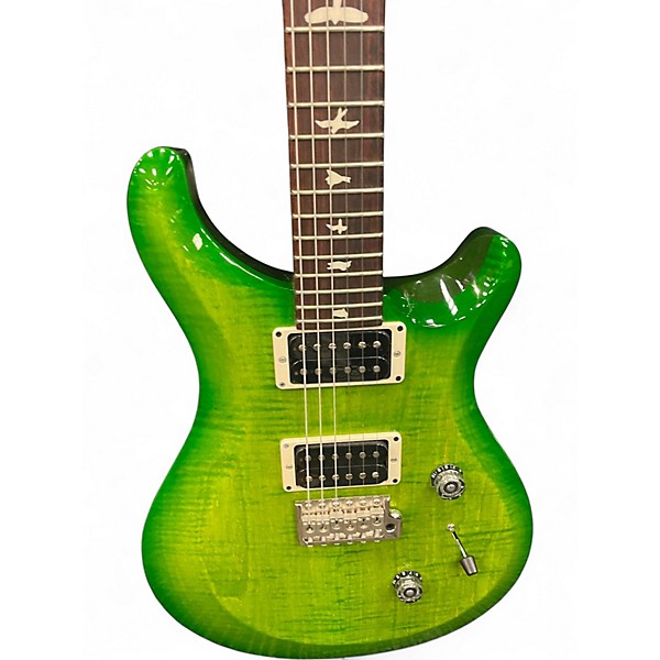Used 2022 PRS S2 Custom 24 GREEN Solid Body Electric Guitar
