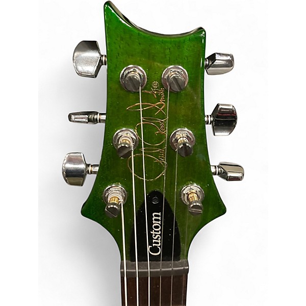 Used 2022 PRS S2 Custom 24 GREEN Solid Body Electric Guitar